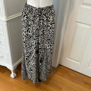 ZARA NWT Multi Print long skirt
